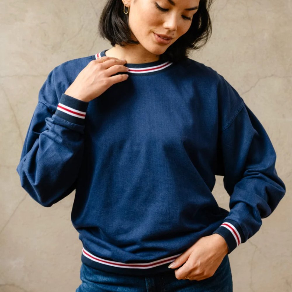 Able Fleece Sweatshirt w/ Vintage Rib Trim